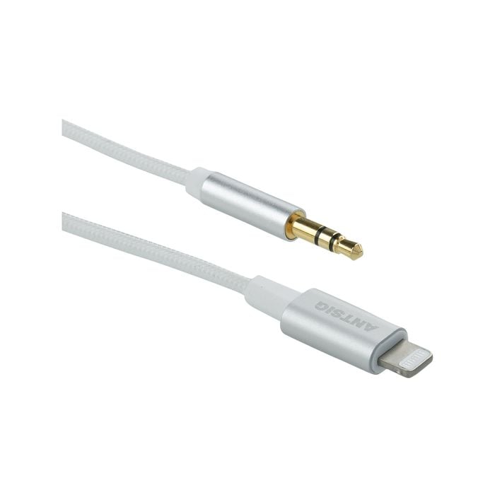 Antsig 1m Lightning to 3.5mm AUX Male Cable