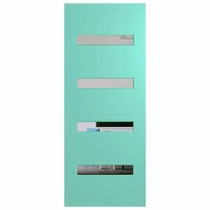 Hume 2040 x 40mm Newington G1 Clear Glass External Door - 870mm x 2040mm x 40mm