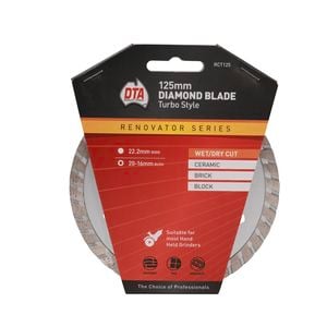 DTA 125mm Renovator Series Turbo Diamond Blade