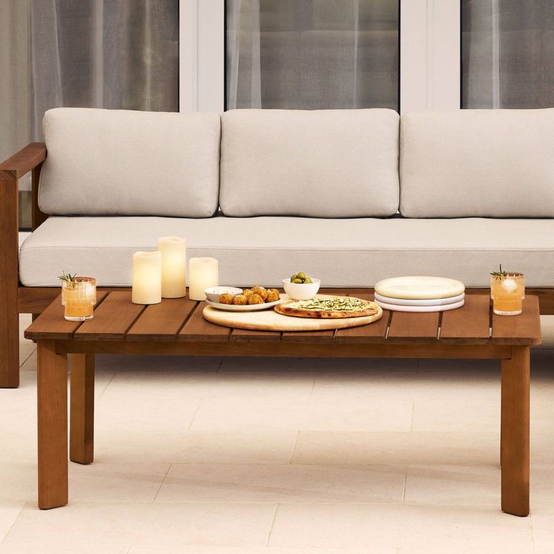 125x60 Rectangular Timber Dining Table