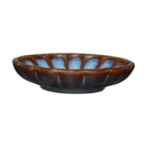 Casa Domani 8.5x2 cm Solare Calssic Durable Porcelain Stoneware Dish - Azure