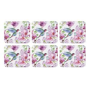Ashdene Birds & Blooms Set Of 6 Coaster Set