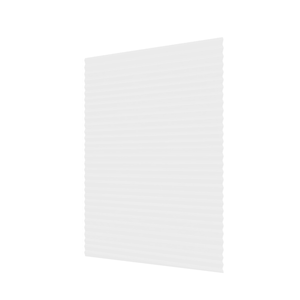 Pillar 120 x 180cm White Temporary Stick-on Pleated Blind