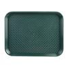 Olympia Kristallon Polypropylene Fast Food Tray Textured Surface Green 305 X 415mm
