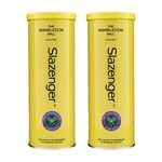6pc Slazenger Wimbledon The Championships Tennis Balls Tin Tube