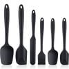 6 Piece Silicone Spatula Set, Non Stick Rubber Kitchen Utensils