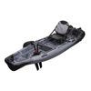 Modular Pedal Drive Fishing Kayak Canoe Boat for Saltwater Freshwater - Grey - Grey