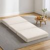 Giselle Folding Mattress 10cm 3-fold Foldable Foam Fleece Portable Mattresses