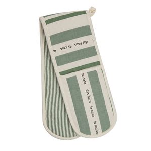 Ladelle La Casa Leaf Double Oven Mitt