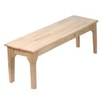 Levede 1250x350x450cm Solid Wood Dining Bench in Natural Colour