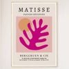Galrie Henri Matisse Pink Foliage Exhibition Print from Galerie Berggruen & Cie, Wood Frame, A3 30 x 42cm (12 x 16inch)