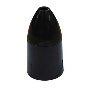 HPM Lampholder with Skirt 37mm Black