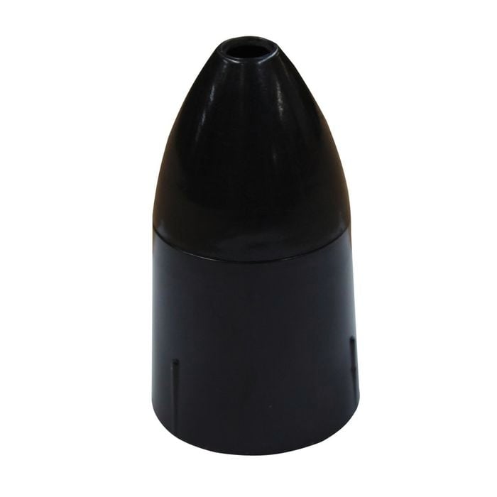 HPM Lampholder with Skirt 37mm Black