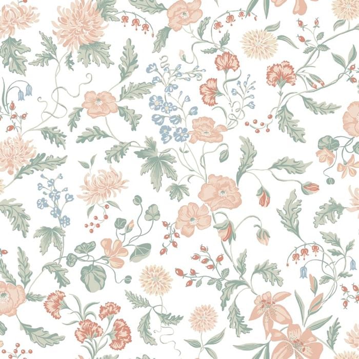 Wallpaper Trader Till Karin Wallpaper Roll 10.05m X 53cm, Spring Green