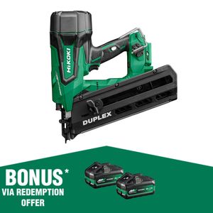 HIKOKI 18/36V Duplex Nailer NR3675DD W6Z - Skin Only
