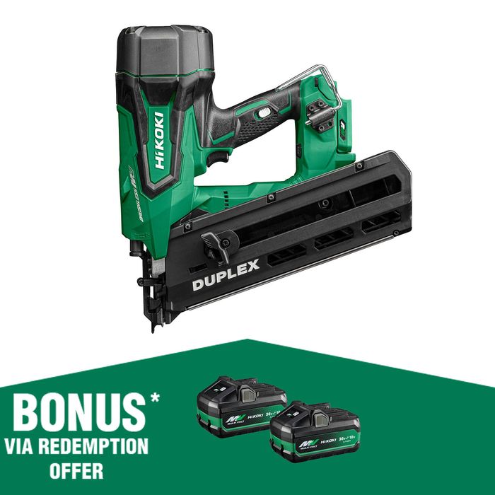 HIKOKI 18/36V Duplex Nailer NR3675DD W6Z - Skin Only