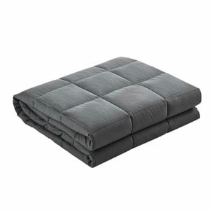 Giselle Bedding 2.3KG Kids Grey Microfibre/Cotton Weighted Blanket