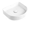 Attica 415mm Matt White Arch Fluted Basin
