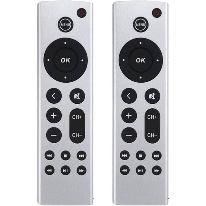 TAVICE 2 PACK Replacement Universal Infrared Remote Control Compatible For Apple TV1/TV2/TV3