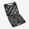 Decathlon | Weight Training 20 Kg Partly Recycled Cast Iron Dumbbells Set - One Size
