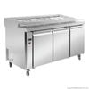 Thermaster PWB150 three door DELUXE Pizza Prep Bench