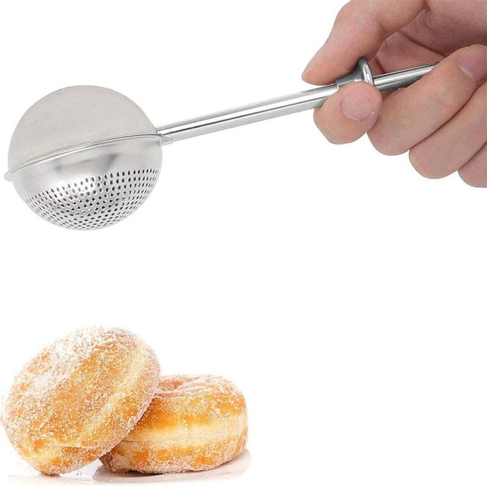 Catzon 304 Stainless Steel Flour Duster with One-Handed Operation
