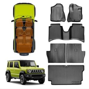 Floor Mat Boot Liner Back Seat Protector for Suzuki Jimny XL 5-Door Auto Transmission 2023-Onwards