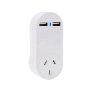 Jackson 2.1A Dual USB Outlet Charger