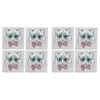 2x 4pc LVD Porcelain Coasters Sophisticated Home/Kitchen Decor 10cm Square