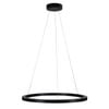 Oriel Lighting Nebula Modern Tricolour LED Halo Pendant Light Black 60cm