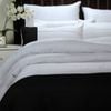 Pintuck Black Quilt Cover Set Single 140 x 210 cm