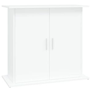 vidaXL Aquarium Stand White 81x36x73 cm Fish Tank Cabinet