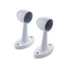 Sandleford 25mm White Pillar Ends - 2 Pack