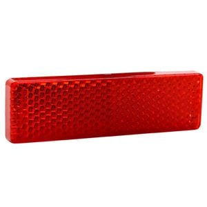 Sunrise Reflector Stick On Red 75 X 22mm - Refr7522