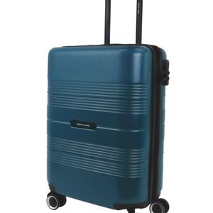 Pierre Cardin Cabin 56l Travel Hard Shell Case Suitcase Luggage Teal