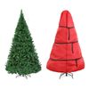 Jingle Jollys 2.4m Pre-Lit Christmas Tree 1488 LED Green with Red Storage Bag