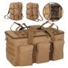 NNEOBA 55L Tactical Duffel Backpack Travel Bag Khaki