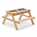 Plum Play AU Surfside Wooden Sand & Water Picnic Table Outdoor Playset for Kids