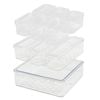 Stakt Fridge Organiser With Lids & Drain Tray - 10 Pack