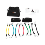 13PC Kinetic Fitness Exercise Resistance Leg Bands Tubes Set