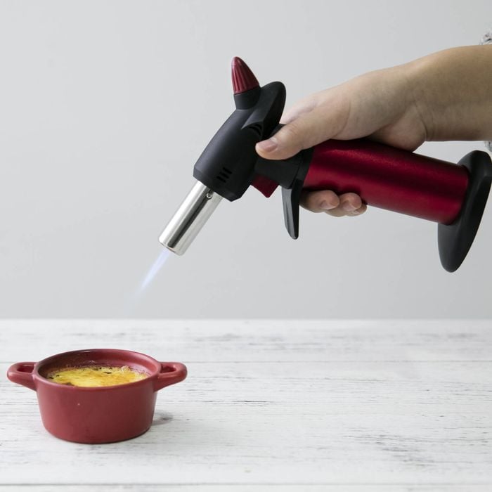 Gourmet Kitchen Refillable Butane Kitchen Blow Torch Red And Black Bunnings Australia