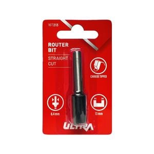 Ultra 6.4 x 13mm Straight Router Bit
