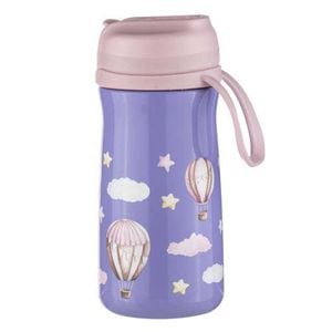 Ashdene Up In The Sky 370ml/18cm Stainless Steel Drink Bottle - Purple