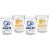 AFL Shot Glass Set of 4 - West Coast Eagles  - 50ml