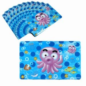 Set of 12 PVC Easy Care Placemats - Baby Octopus 43 x 28 cm