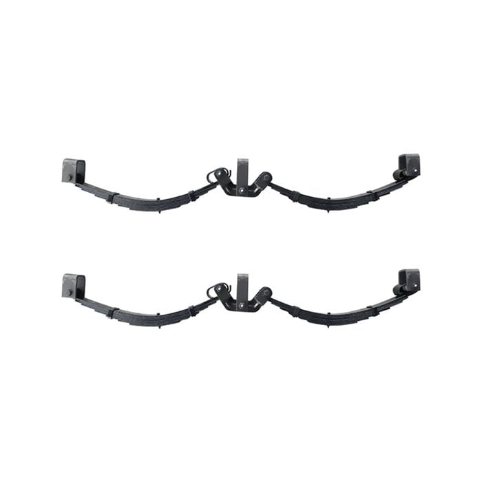 Sunrise Tandem Rocker Roller Suspension Spring Complete Assembly - 5 Leaf (2000kg Pair), 14" - S5rrp