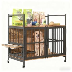 Advwin Heavy Duty Dog Cage Furniture Dog Crate