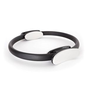 Pilates Double Handle Ring - Magic Circle for Core & Thigh Toning - 36cm, Medium Resistance
