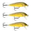 3x Rapala 5cm Countdown Sinking Hardbody Balsa Fishing Lures - Artistic Trout