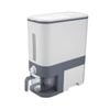 Provecta 12kg Dry Food Dispenser With Measuring Cup & Side Drawer Grey